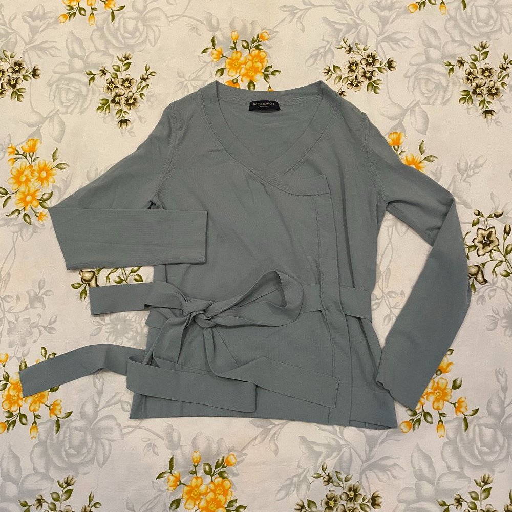Piazza Sempione Size S Blue Cardigan
